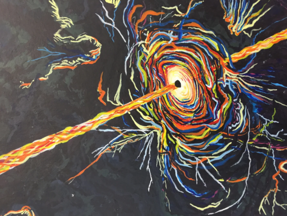 An illustration of a gamma-ray burst by Paz Beniamini image can not be displayed